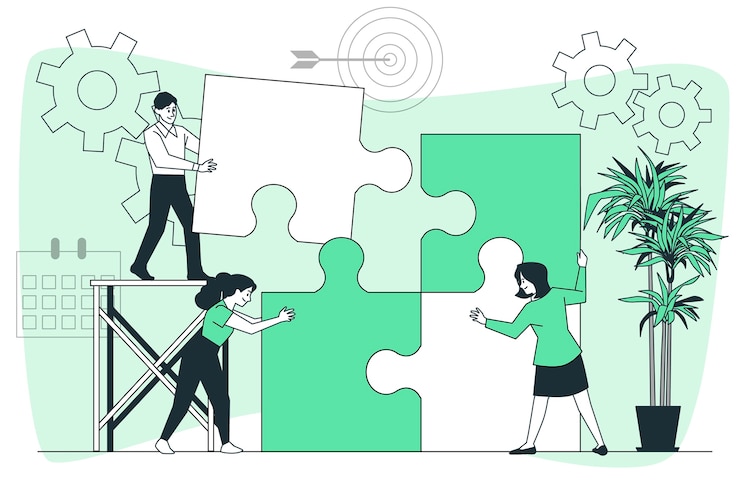 Free Vector employee engagement concept illustration