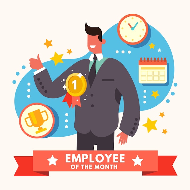 Employee of the month concept