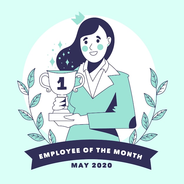 Employee of the month concept