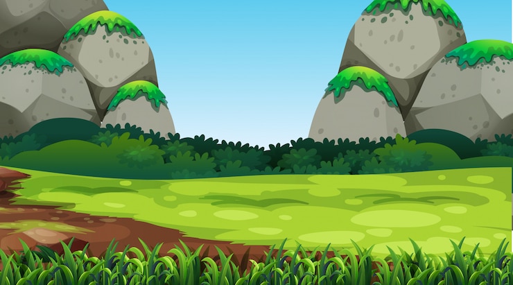 Free Vector empty background nature scene or backgroundry