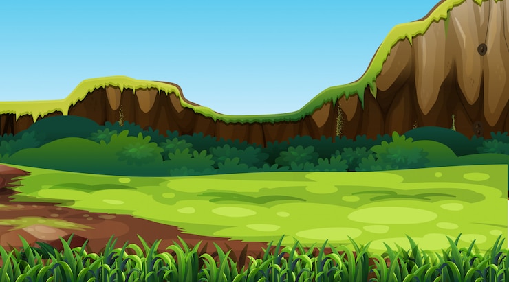 Free Vector empty background nature scenery