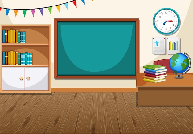 Cartoon Classroom Background Images - Free Download on Freepik