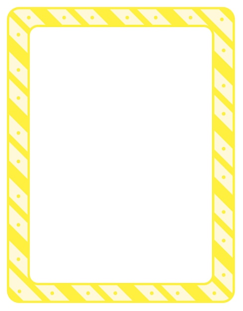 Free vector empty diagonal stripes frame banner template