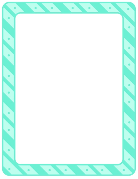 Empty diagonal stripes frame banner template