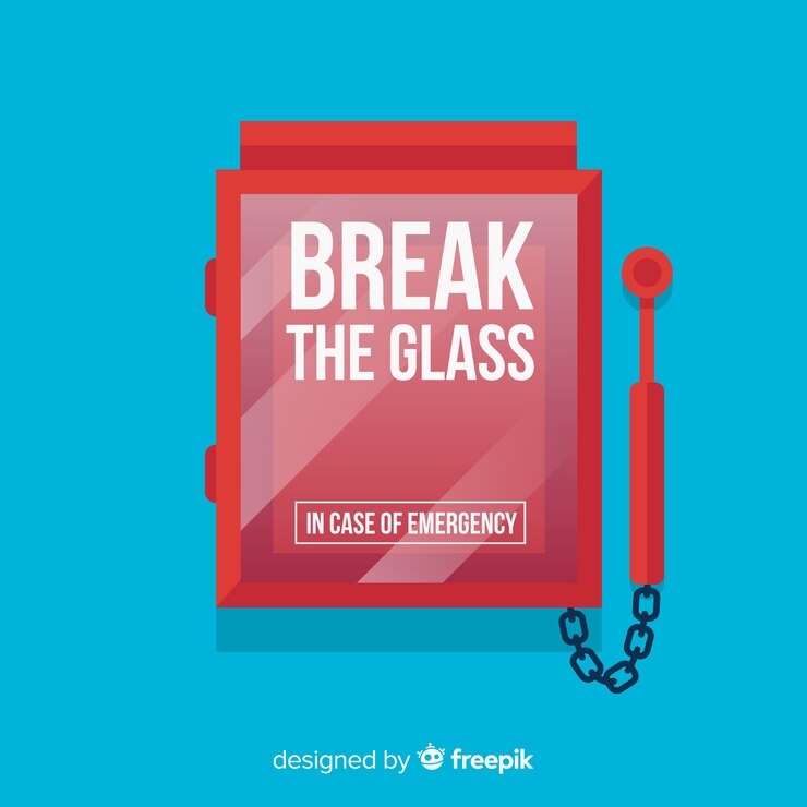Free Vector empty emergency box