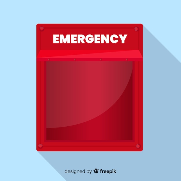 Empty emergency box