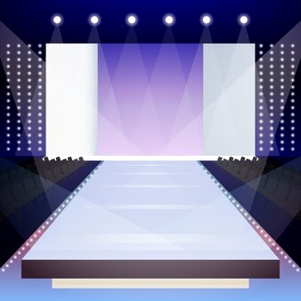 Fashion Show With Models On The Runway Background, Fashion Show Picture  Background Image And Wallpaper for Free Download