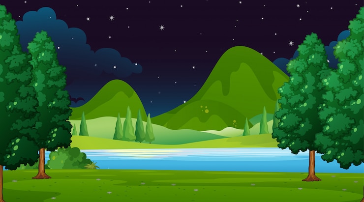 Free Vector empty nature scenery