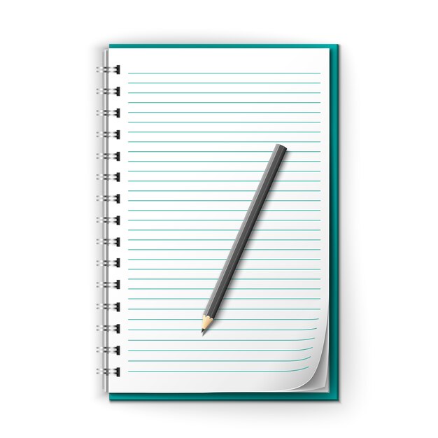 Empty notebook design