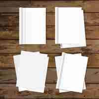 Free vector empty papers design