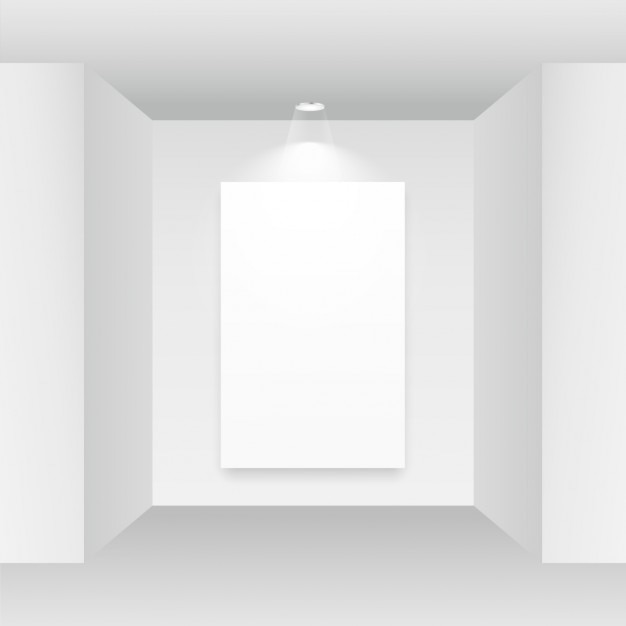Бесплатное векторное изображение Пустую рамку рисунка на белом фоне