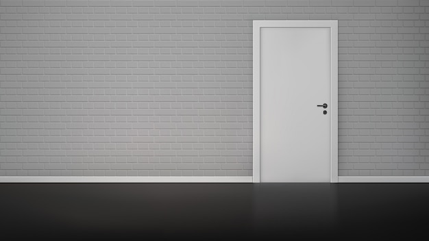 Free vector empty room interior