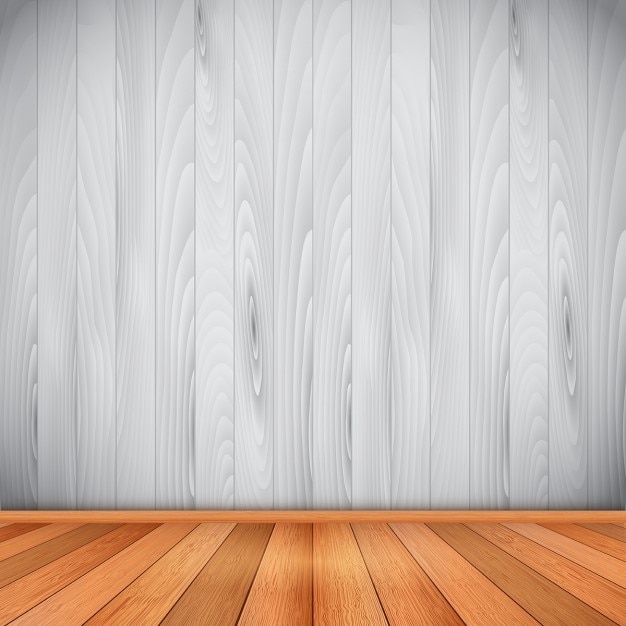 Free Vector  Empty wooden room