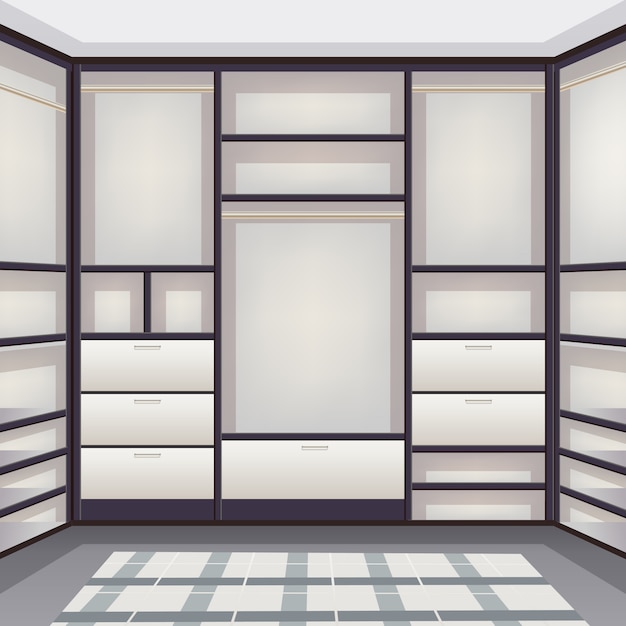 Empty Storage Room Realistic 