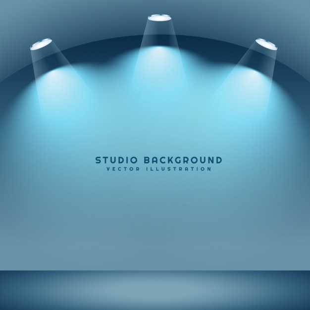 Free vector empty studio background