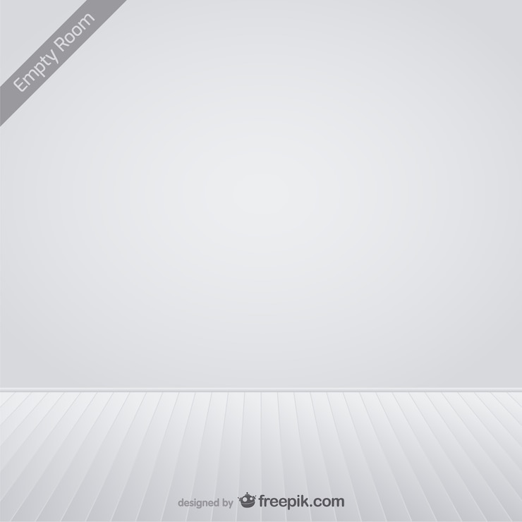무료 Vector 빈 화이트 룸