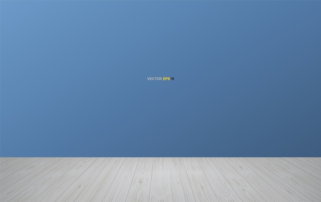 Empty wooden room space background