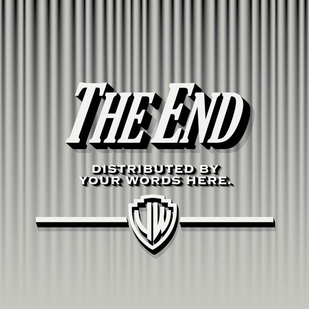 End credits template