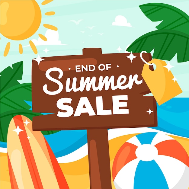 End of season summer sale