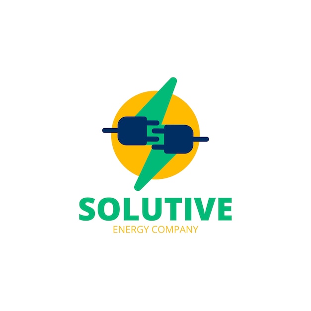 Free vector energy logo design template