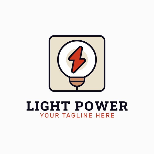 Energy logo design template