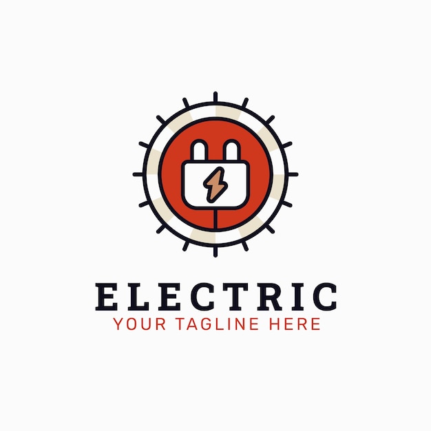 Energy logo design template