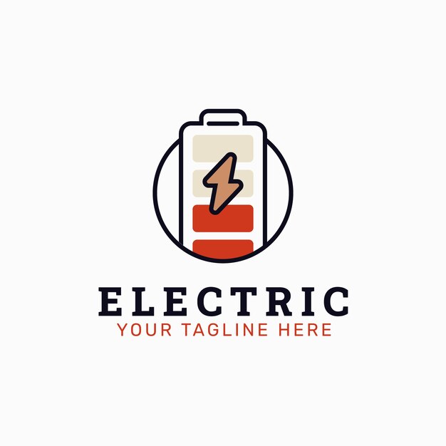 Energy logo design template