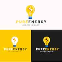 Free vector energy logo design