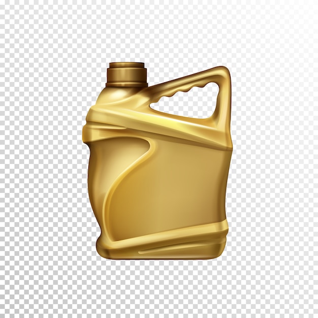 Engine oil, car lubricant or gasoline additive blank plastic bottle 3d realistic vector template iso