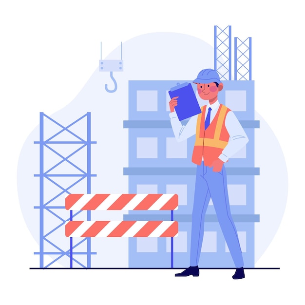 Engineering and construction illustration