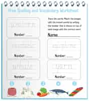 Free vector english alphabet tracing worksheets