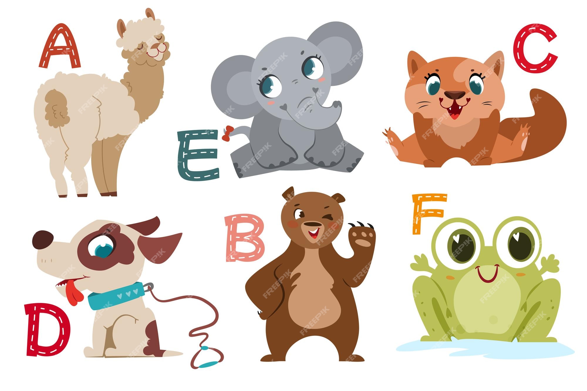 Educational Set Featuring Cartoon Characters And Words Beginning With  Letter B Vector, Animals, Broom, Drawing PNG and Vector with Transparent  Background for Free Download