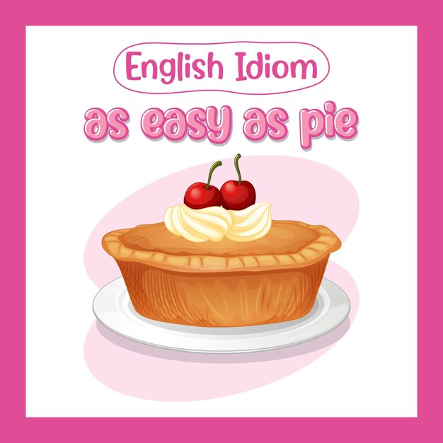 English idiom with as easy as pie