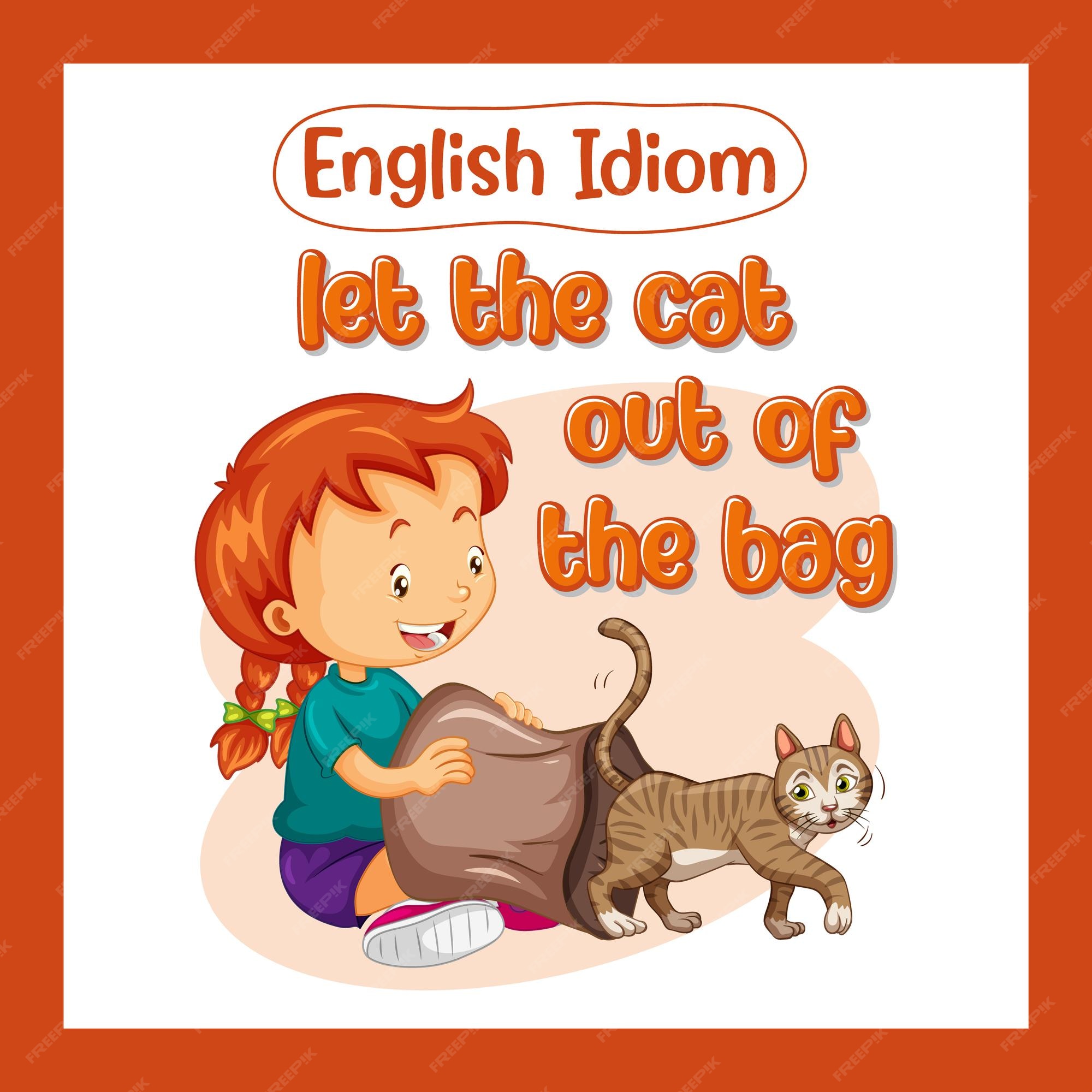 Let's learn some 'Cat' idioms! #englishisnice#englishisfun#idioms