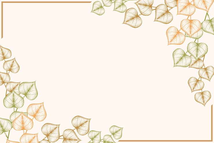 Free Vector engraving hand drawn autumn leaves background