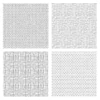 Free vector engraving hand drawn pattern collection