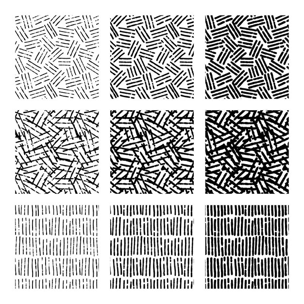 Engraving hand drawn pattern pack