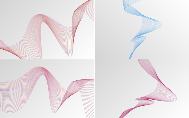 Free vector enhance your presentations with this set of 4 vector backgrounds