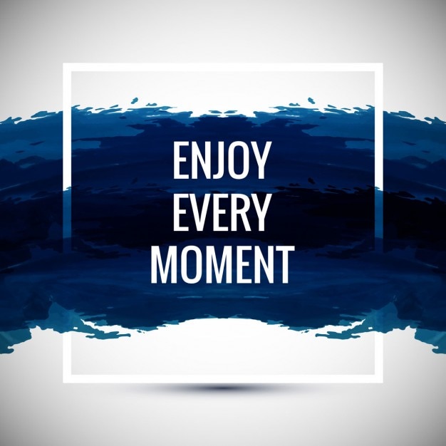 Free Vector enjoy every moment background