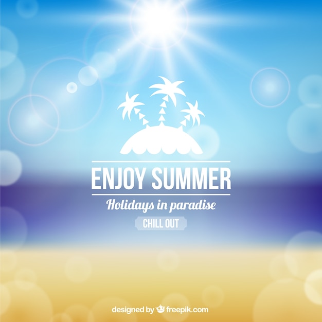 Free vector enjoy summer background