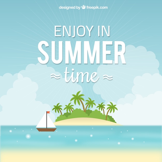 Enjoy in summer time