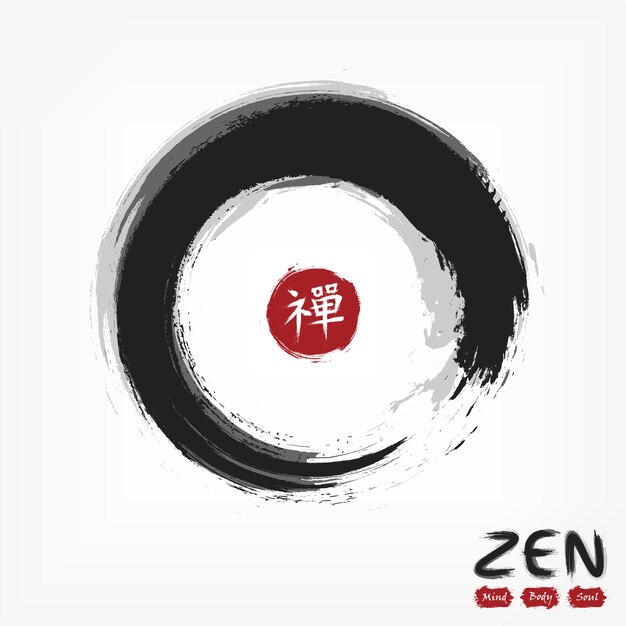 Enso zen circle style .