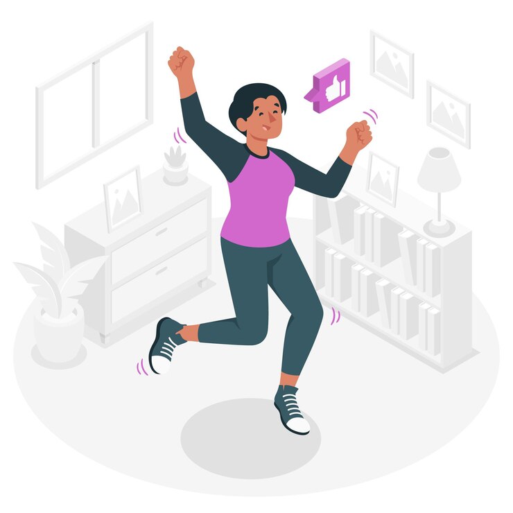 Free Vector enthusiastic concept illustration