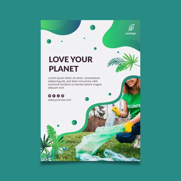 Environment poster template