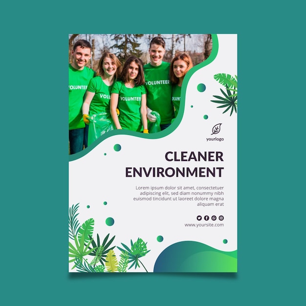 Environment poster template