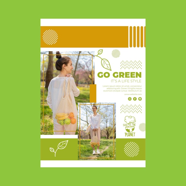 Environment poster template