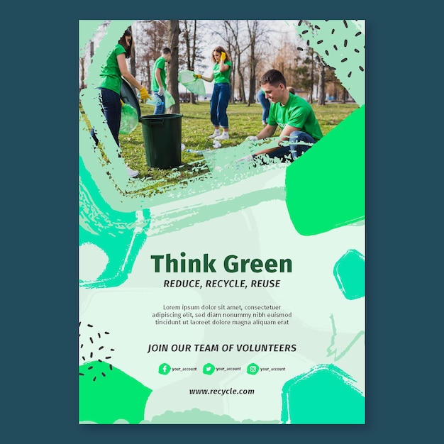 Environment poster template