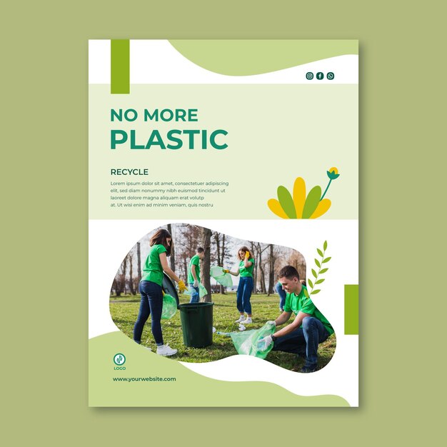 Environment poster template