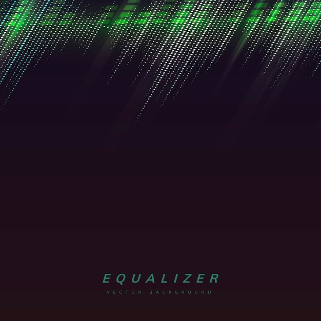 Free vector equalizer lights background