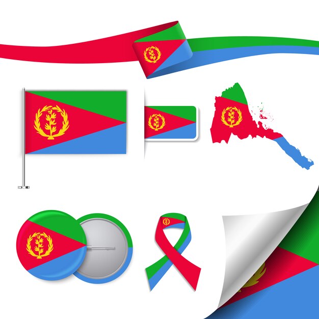 Free vector eritrea representative elements collection